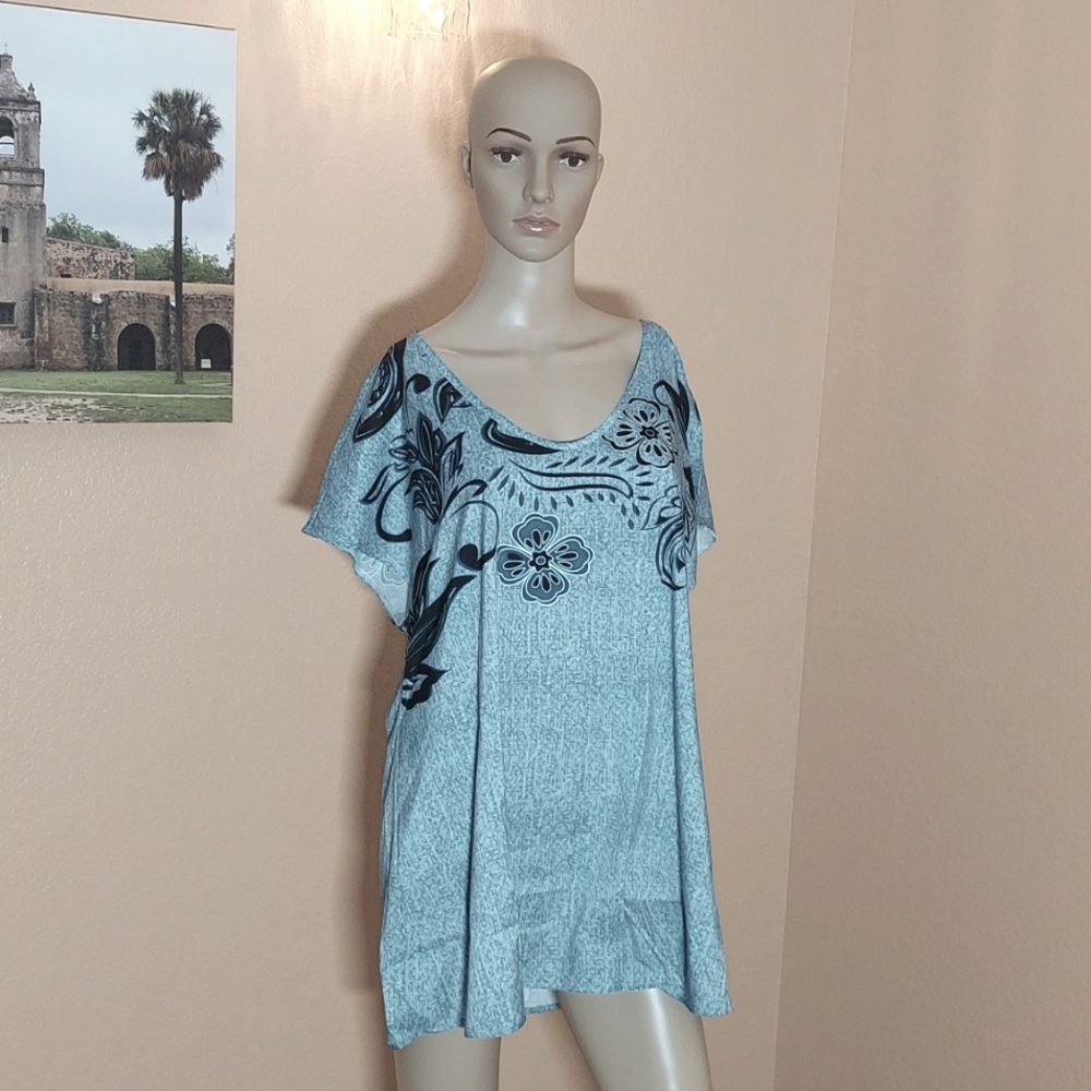 Blue 2XL tropical pullover NWO